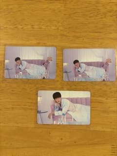 BTS JIN ジン トレカ3枚まとめ売りのサムネイル