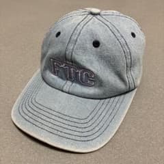 FTC WASHED DENIM 6 PANEL デニムキャップ ブルー