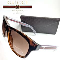 【美品】GUCCI GG3709/S サングラス シェリーライン べっ甲ケース付のサムネイル
