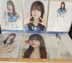 乃木坂46 菅原咲月 生写真 青白コーデ エスニック コンプのサムネイル