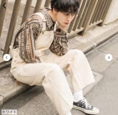 kutir ホワイト サロペット オールインワン つなぎのサムネイル