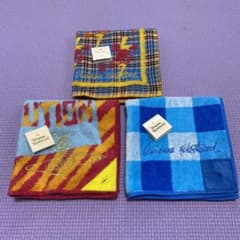 ヴィヴィアンウエストウッド　タオルハンカチ3枚のサムネイル