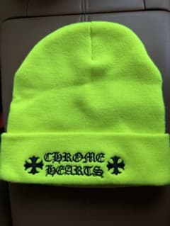 CHROME HEARTS WATCH CAP ロゴ刺繍 ニット - メルカリ