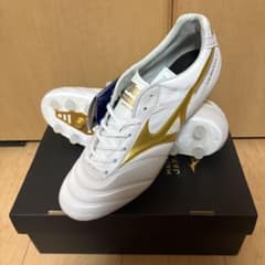 MIZUNO MORELIA サッカースパイク ホワイト ゴールド MIZUNO MORELIA JAPAN ホワイト ゴールド サッカースパイク - メルカリ