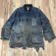 Sears Work Leisure デニムカバーオール ブランケット ボロ