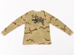Stussy 迷彩 ワッフル 長袖カットソー Lサイズ | Mercari