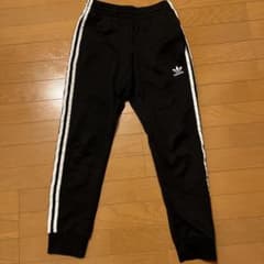 adidas 3本ライン 黒パンツ ラインパンツのサムネイル