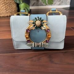 Miu Miu ショルダーバッグ ライトブルーのサムネイル