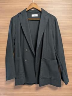 【着用1回】marka ウール ダブルブレスト セットアップ 黒 結婚式 成人式 着用1回】marka ウール ダブルブレスト セットアップ 黒 結婚式 成人式