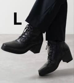 CLEL ハイソールデザインヒールブーツLサイズのサムネイル