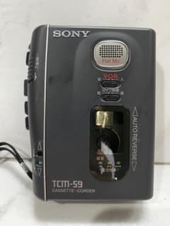 本日限定価格］ SONY カセットレコーダー TCM-59 - メルカリ