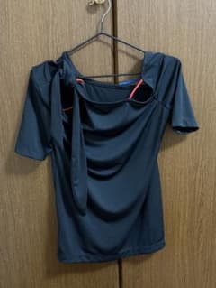 FACETASM ファセッタズム ドレープ リボン Tシャツ ブラック サイズ2のサムネイル