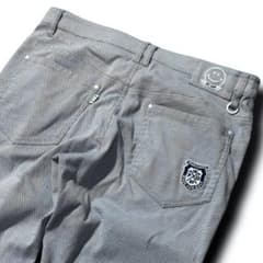 PEARLY GATES Behappy ワッペン 刺繍 パンツ 5 L