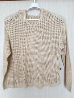 naptime メッシュニットパーカー ベージュ naptime メッシュニットパーカー ベージュ - メルカリ