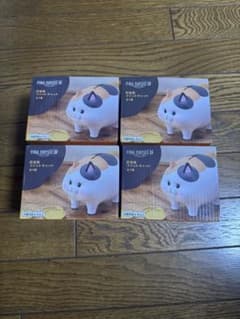 ファイナルファンタジー XIV 貯金箱 ファットキャット 4個セット