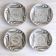 益子焼 指描7寸皿 4枚 神谷正一 作家 和食器 民藝 益子焼 指描7寸皿 4枚 神谷正一 作家 和食器 民藝 - メルカリ