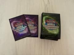 遊戯王】WCQ2013 緑 スリーブ62枚＋おまけ2枚 - メルカリ