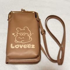 らぶいーず ウォレット付きスマホショルダーポーチ
