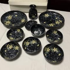 未使用品　高台　皿　お刺身　天麩羅　美濃焼良峰窯　10セット 美濃焼 瑞峰窯 桜柄 天ぷらセット 10点 和食器 希望とうつわ - メルカリ