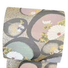 未着用 袋帯 今井 貝合わせ 菊花 花模様 金糸 着物 051b p - メルカリ