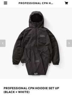 ENNOY CPN HOODIE 黒×白 シャカシャカ テック シャカテック ENNOY CPN HOODIE 黒×白 シャカシャカ テック シャカテック - メルカリ