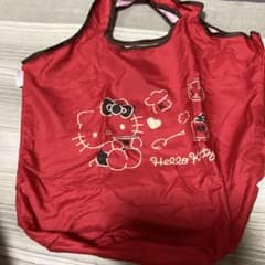 Hello Kitty エコバッグ レッド　未使用品