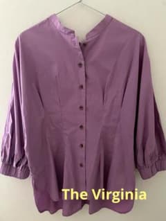 The Virgnia 五分袖 ブラウス パープルのサムネイル
