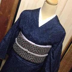紬 単衣 着物のサムネイル