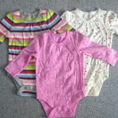 babyGAP 未使用 ロンパース長袖３枚のサムネイル