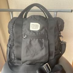 2way キルティング巾着ショルダーバックFREDRIK PACKERSブラックのサムネイル