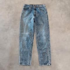 리바이스 550 Levis W32 파랑 헌옷 80s USA제 21124