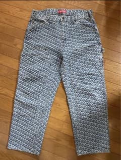 【お願いだから買って‼️】supreme デニムパンツ　Sロゴ　30インチのサムネイル