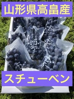 ⑤山形県高畠産ぶどうスチューベン2キロ箱満杯詰のサムネイル