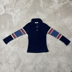 HYSTERIC GLAMOUR パイル地 長袖ポロシャツのサムネイル