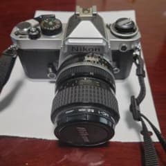 Nikon 一眼レフカメラ フィルム　FE レンズL37c 52mm セット販売 Nikon FE フィルム一眼レフ Kenko MC-1 52mmレンズ付き - メルカリ