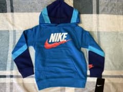 NIKE ナイキ キッズパーカー ブルー 100cm 新品未使用のサムネイル