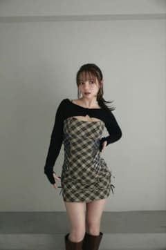 andmary Aine set mini dress beige S - メルカリ