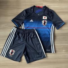 サッカー日本代表2016adidas ユニフォーム ハーフパンツ セット 150のサムネイル