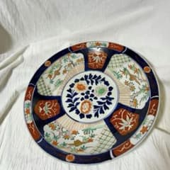古伊万里 染付 山水文 八角大皿 飾り皿 和食器 骨董 アンティーク