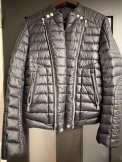 BALMAIN バルマンバイカーダブルライダース ダウンジャケット ナイロン52 BALMAIN バルマンバイカーダブルライダース ダウンジャケット ナイロン