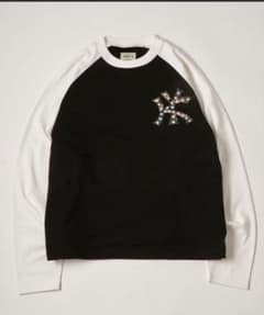 【UNISEX】KOOKY＇N KYスタースタッズラグランロンTEEのサムネイル