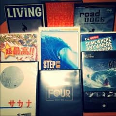 サーフィンDVD(ちょっと昔の！)9本セットのサムネイル