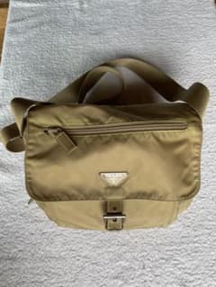 PRADA ベージュ ナイロン ショルダーバッグのサムネイル