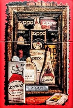 ZIPPO ジッポライター レッド 歴代オイル缶デザインのサムネイル