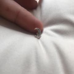 ピアス　三日月　ダイヤモンドのサムネイル