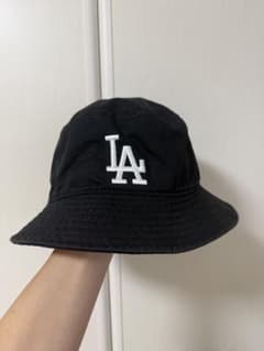 NEW ERA ロサンゼルスドジャース バケットハット ブラックのサムネイル