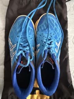 ASICS 卓球シューズ ブルーのサムネイル