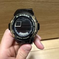 CASIO G-SHOCK デジタル腕時計 ブラック ゴールドのサムネイル
