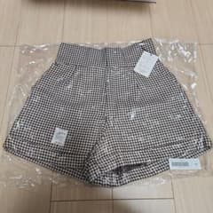 千鳥柄ショートパンツ（ブラウン）のサムネイル