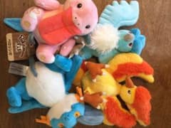 ポケモンfit サンダー フリーザー ベロリンガ ラグラージ ぬいぐるみのサムネイル